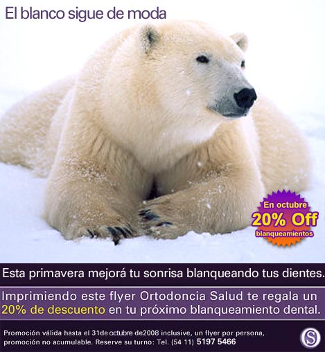blanqueamiento dental profesional promoción